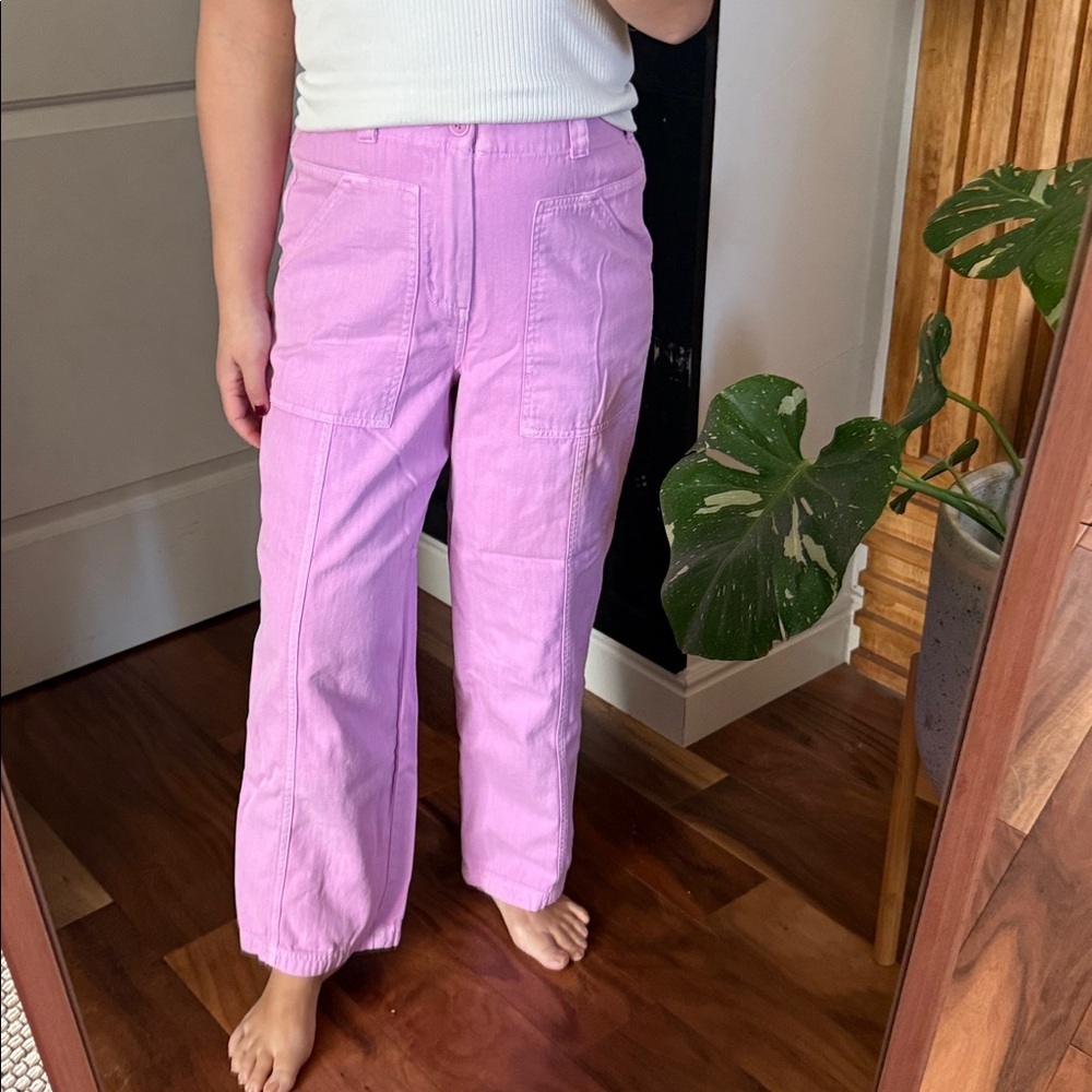 Universal thread Loose Fit Straight Leg Barrel Pants. Size 6 - Picture 1 of 9